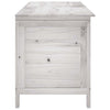 Weißer Outdoor-Aufbewahrungsschrank Cavieta 150x50x56,5cm (Fichte)