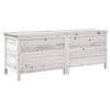 Weißer Outdoor-Aufbewahrungsschrank Cavieta 150x50x56,5cm (Fichte)