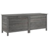 Anthrazitfarbene Outdoor-Aufbewahrungsbox Cavieta 150x50x56,5cm (sechs)
