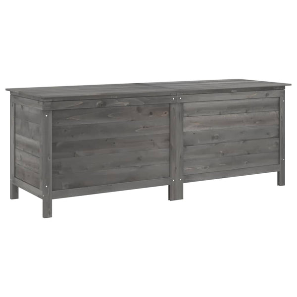 Anthrazitfarbene Outdoor-Aufbewahrungsbox Cavieta 150x50x56,5cm (sechs)