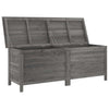 Anthrazitfarbene Outdoor-Aufbewahrungsbox Cavieta 150x50x56,5cm (sechs)