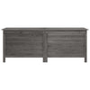 Anthrazitfarbene Outdoor-Aufbewahrungsbox Cavieta 150x50x56,5cm (sechs)