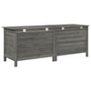 Anthrazitfarbene Outdoor-Aufbewahrungsbox Cavieta 150x50x56,5cm (sechs)