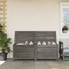 Anthrazitfarbene Outdoor-Aufbewahrungsbox Cavieta 150x50x56,5cm (sechs)