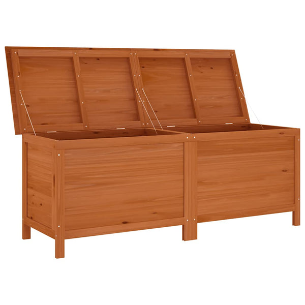 Braune Outdoor-Aufbewahrungsbox Cavieta 150x50x56,5cm (Fichte)