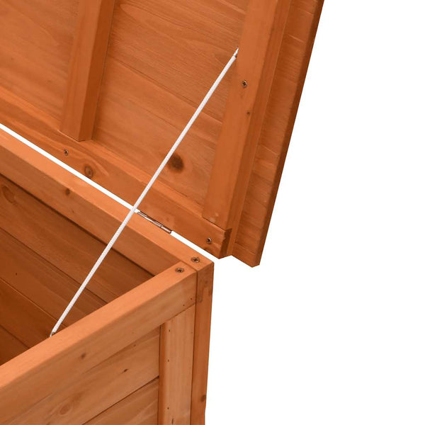 Braune Outdoor-Aufbewahrungsbox Cavieta 150x50x56,5cm (Fichte)