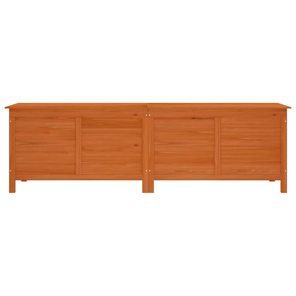 Braune Aufbewahrungsbox für draußen Cavieta 198,5x50x56,5cm (Sechserpack)