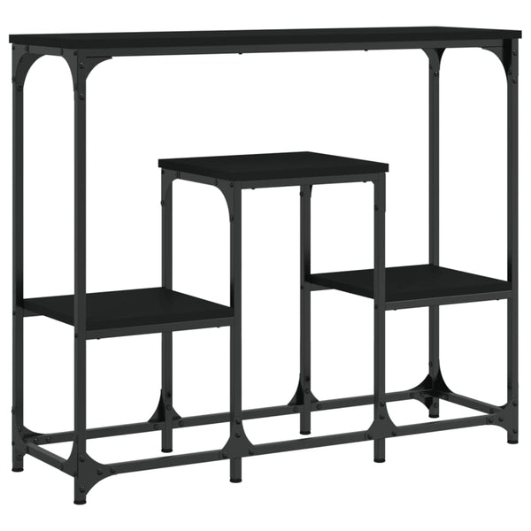 Schwarzer Konsolentisch Erland 89,5x28x76cm (Holz)