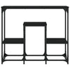 Schwarzer Konsolentisch Erland 89,5x28x76cm (Holz)