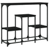 Schwarzer Konsolentisch Erland 89,5x28x76cm (Holz)