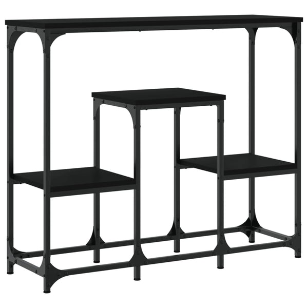 Schwarzer Konsolentisch Erland 89,5x28x76cm (Holz)