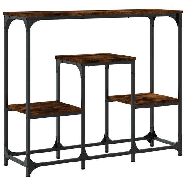 Konsole Erland aus geräucherter Eiche 89,5x28x76cm (Holz)