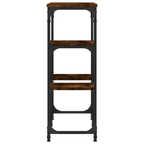 Konsole Erland aus geräucherter Eiche 89,5x28x76cm (Holz)