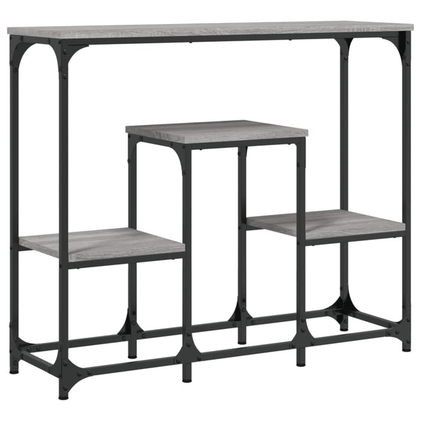 Konsolentisch Erland, grau, 89,5x28x76cm (Holz)
