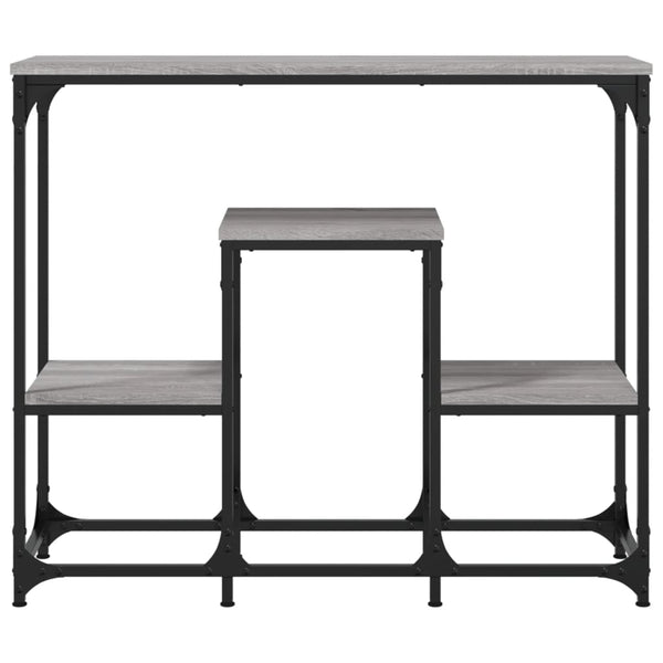 Konsolentisch Erland, grau, 89,5x28x76cm (Holz)
