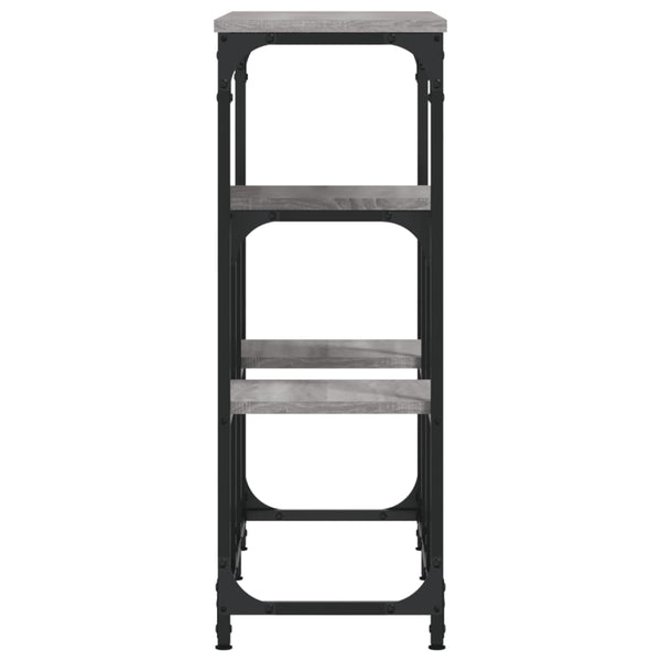 Konsolentisch Erland, grau, 89,5x28x76cm (Holz)