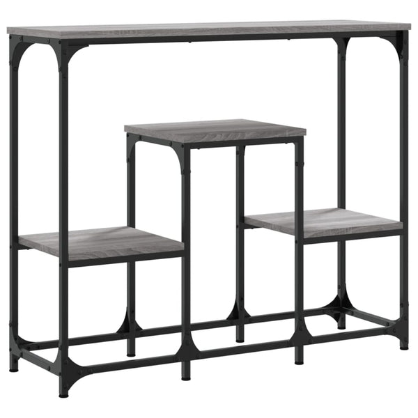 Konsolentisch Erland, grau, 89,5x28x76cm (Holz)