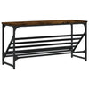 Schuhregal Raucheiche Danisia 90x30x45cm (Holz)