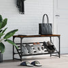 Schuhregal Raucheiche Danisia 90x30x45cm (Holz)
