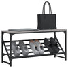 Grauer Schuhständer Danisia 90x30x45cm (Holz)