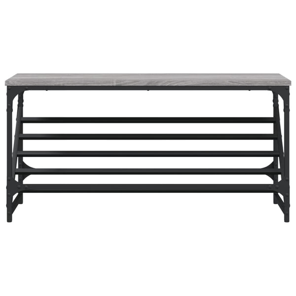 Grauer Schuhständer Danisia 90x30x45cm (Holz)