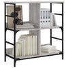 Graues Bücherregal Comarnic 78,5x33x82cm (Holz)