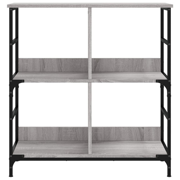 Graues Bücherregal Comarnic 78,5x33x82cm (Holz)