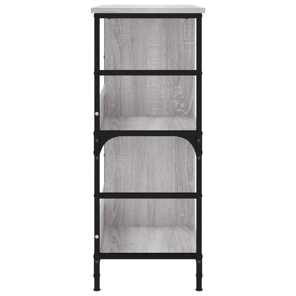 Graues Bücherregal Comarnic 78,5x33x82cm (Holz)