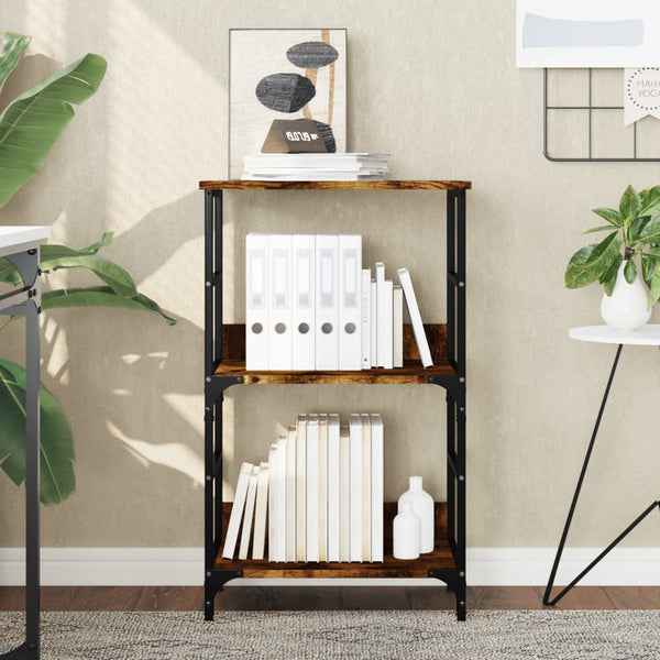Räucherholz-Bücherregal Ohanes 50x33x82cm (Holz)