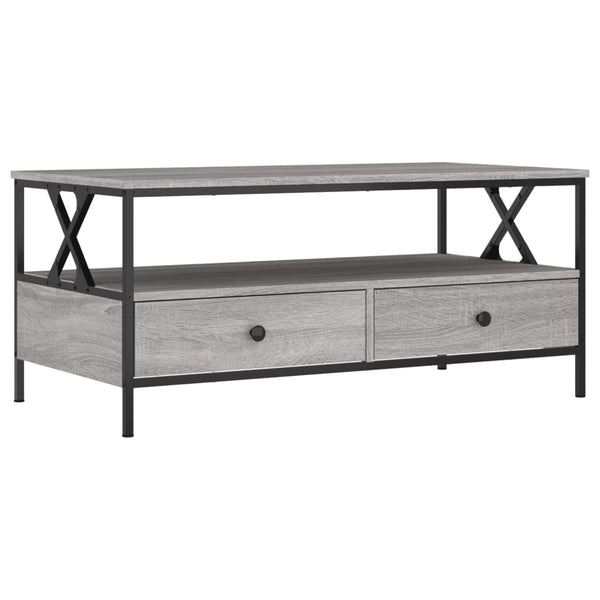Grauer Couchtisch Transgaz 100x51x45cm (Holz)
