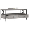 Grauer Couchtisch Transgaz 100x51x45cm (Holz)