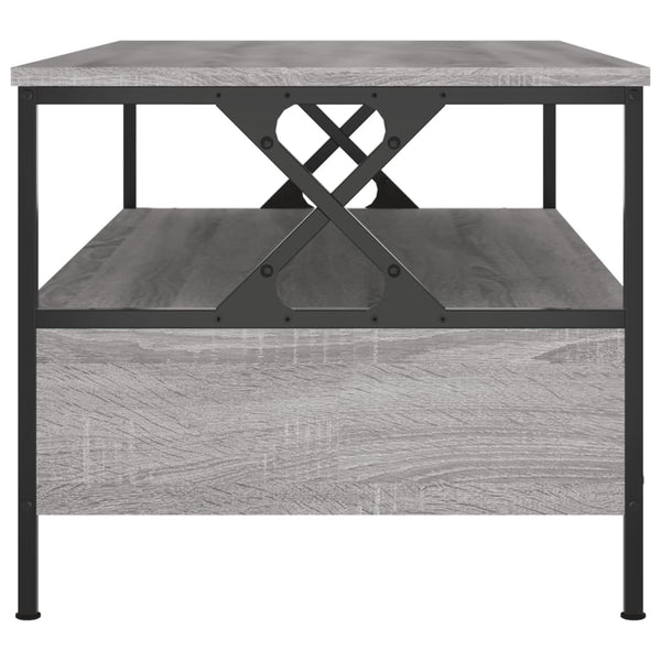 Grauer Couchtisch Transgaz 100x51x45cm (Holz)