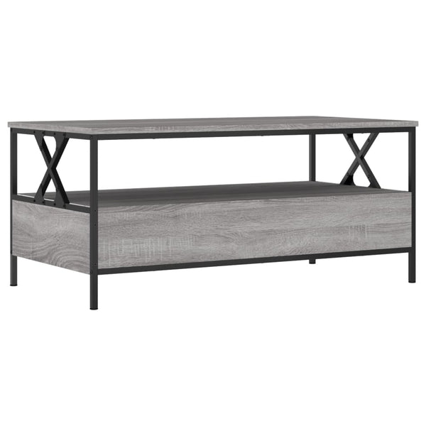Grauer Couchtisch Transgaz 100x51x45cm (Holz)