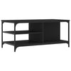 Schwarzer Couchtisch Serban 100x50x45cm (Holz)