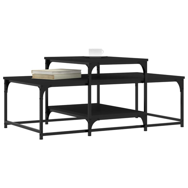 Couchtisch Lakesha 102x60x45cm (Holz), schwarz