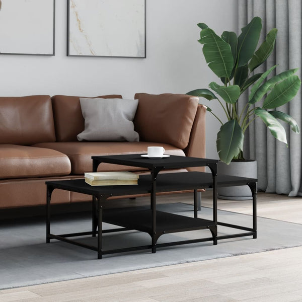 Couchtisch Lakesha 102x60x45cm (Holz), schwarz