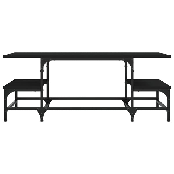 Couchtisch Tanzica, schwarz, 100x50,5x40cm (Holz)