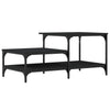 Schwarzer Couchtisch Ghilian 100x50,5x45cm (Holz)