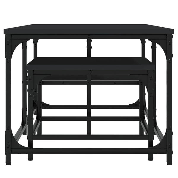 Schwarze Satztische Agatie (2 Stk. aus Holz)