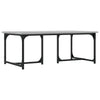 Grauer Couchtisch Arfenta 90x50x35cm (Holz)