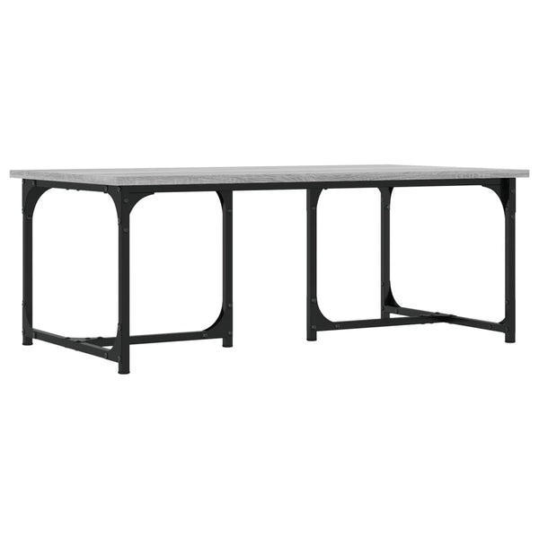 Grauer Couchtisch Arfenta 90x50x35cm (Holz)