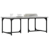 Grauer Couchtisch Arfenta 90x50x35cm (Holz)