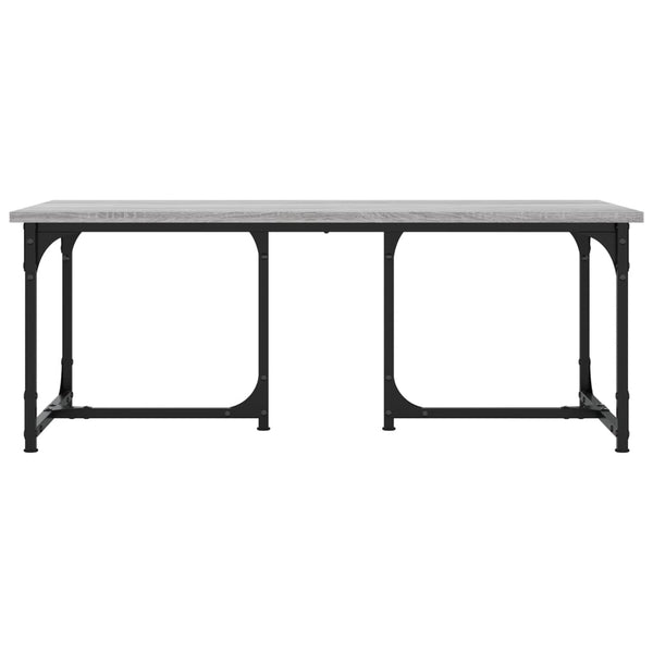Grauer Couchtisch Arfenta 90x50x35cm (Holz)