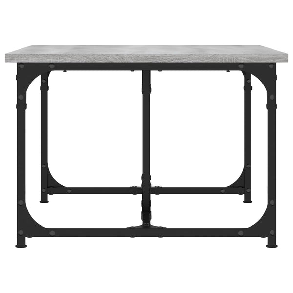 Grauer Couchtisch Arfenta 90x50x35cm (Holz)