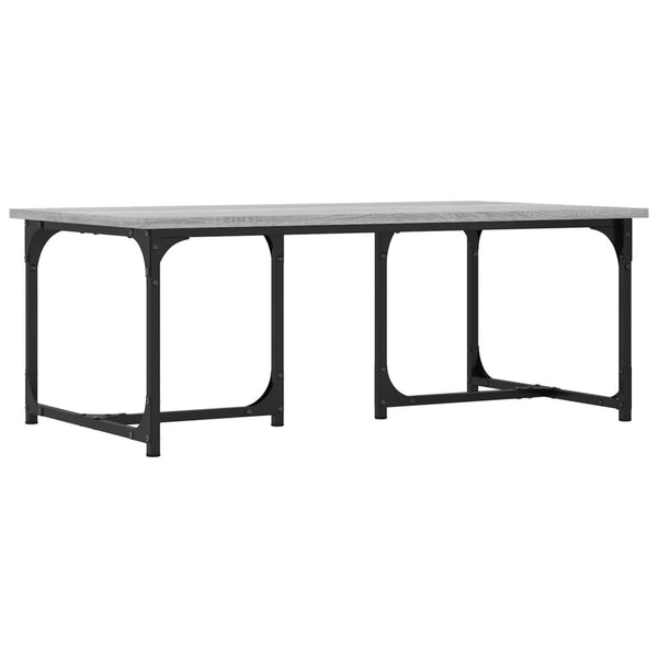 Grauer Couchtisch Arfenta 90x50x35cm (Holz)