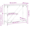 Konsolentisch Savutammi Augostina 88,5x30x75cm (Holz)