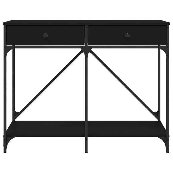 Schwarzer Konsolentisch Zizeta 100x39x78,5cm (Holz)