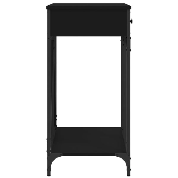 Schwarzer Konsolentisch Zizeta 100x39x78,5cm (Holz)