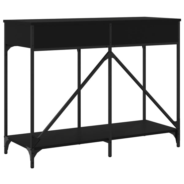 Schwarzer Konsolentisch Zizeta 100x39x78,5cm (Holz)