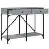 Grauer Konsolentisch Zizeta 100x39x78,5cm (Holz)